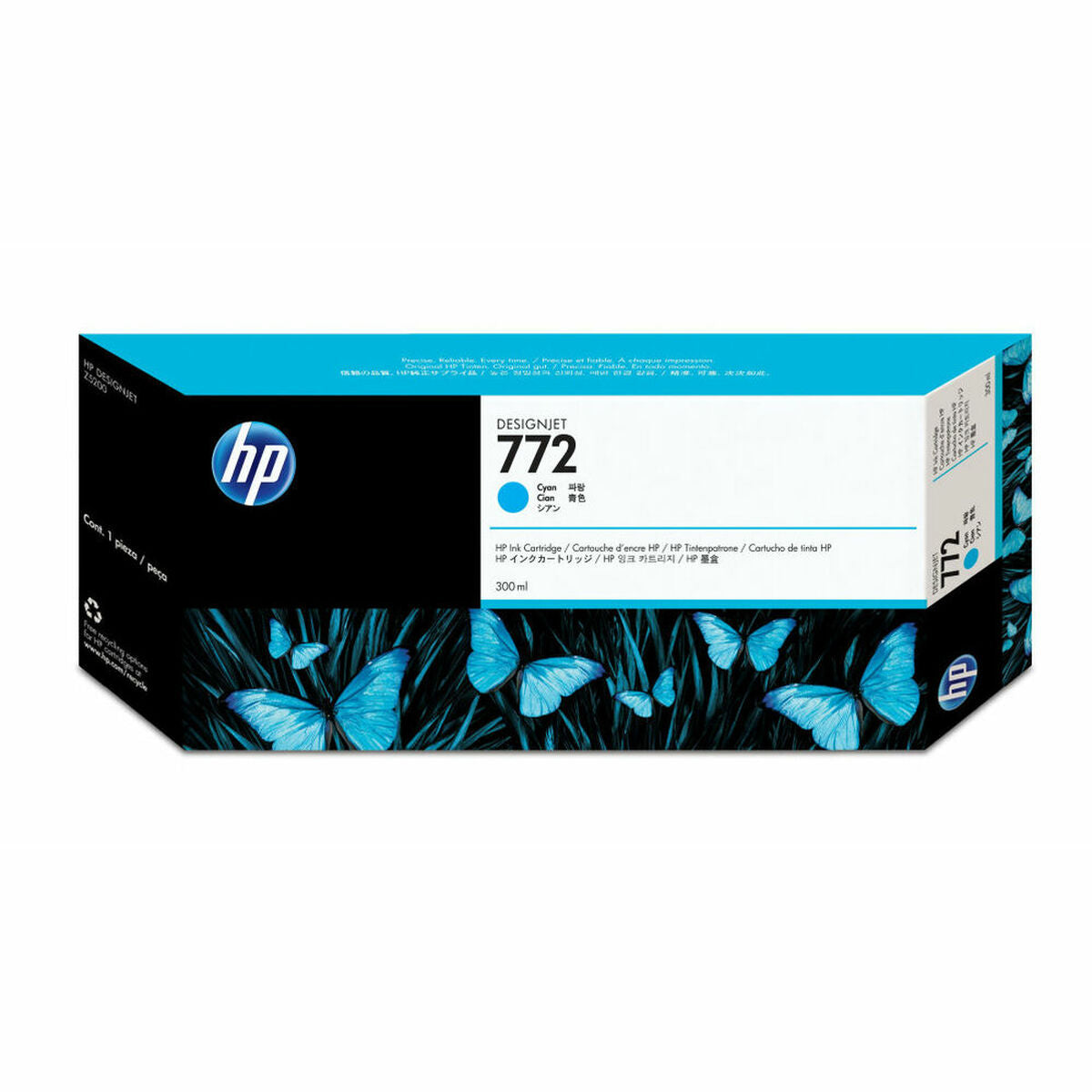 HP 772 original Ink cartridge CN636A cyan standard capacity 300ml 1-pack