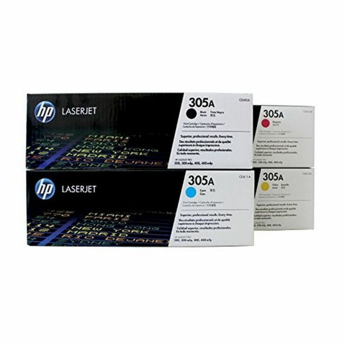 HP 305A original LaserJet Toner cartridge CE411A cyan standard capacity 2.600 pages 1-pack
