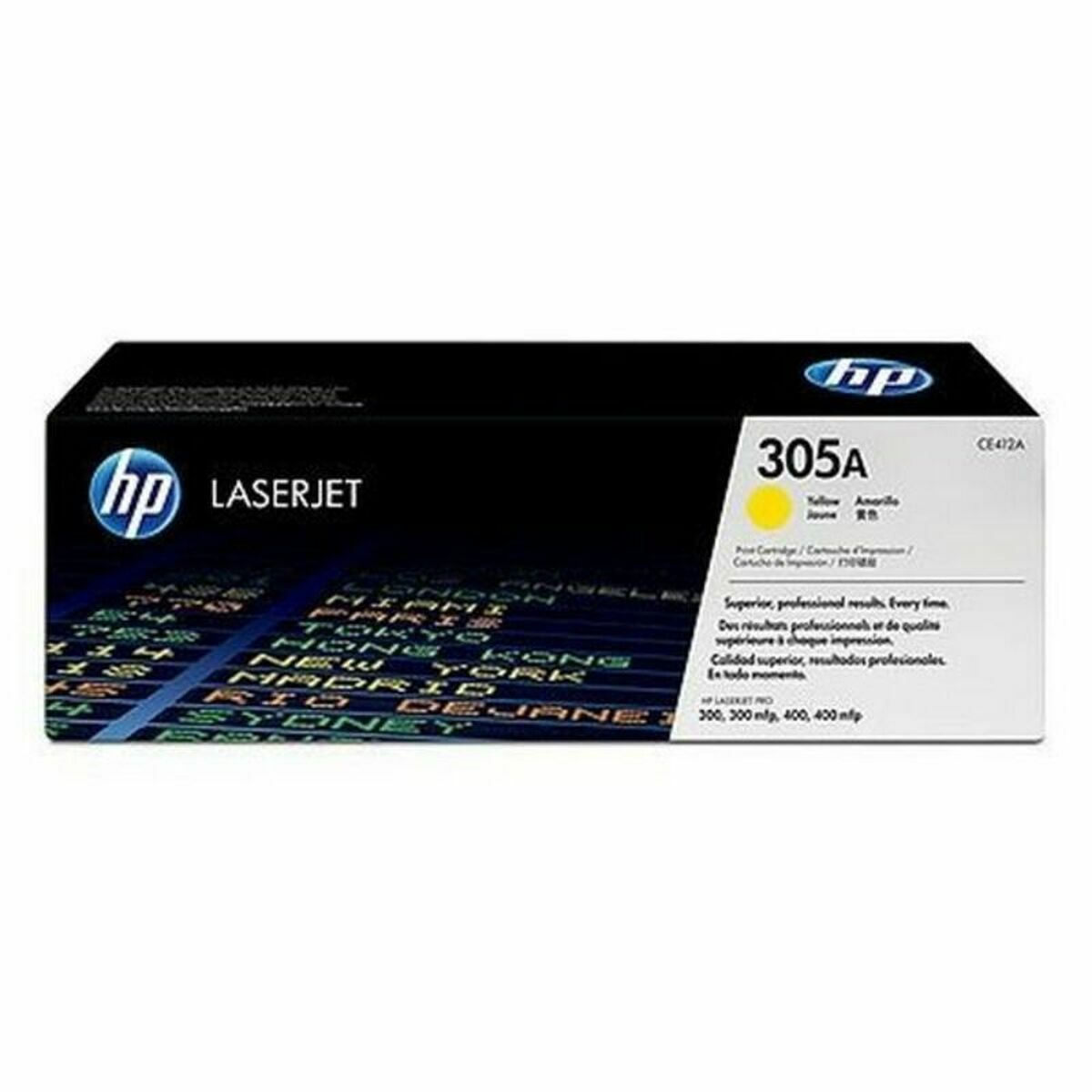 HP 305A original LaserJet Toner cartridge CE412A yellow standard capacity 2.600 pages