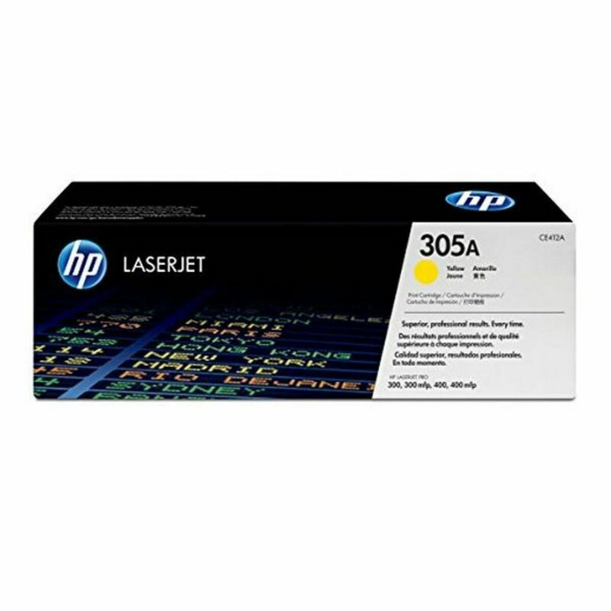 HP 305A original LaserJet Toner cartridge CE412A yellow standard capacity 2.600 pages
