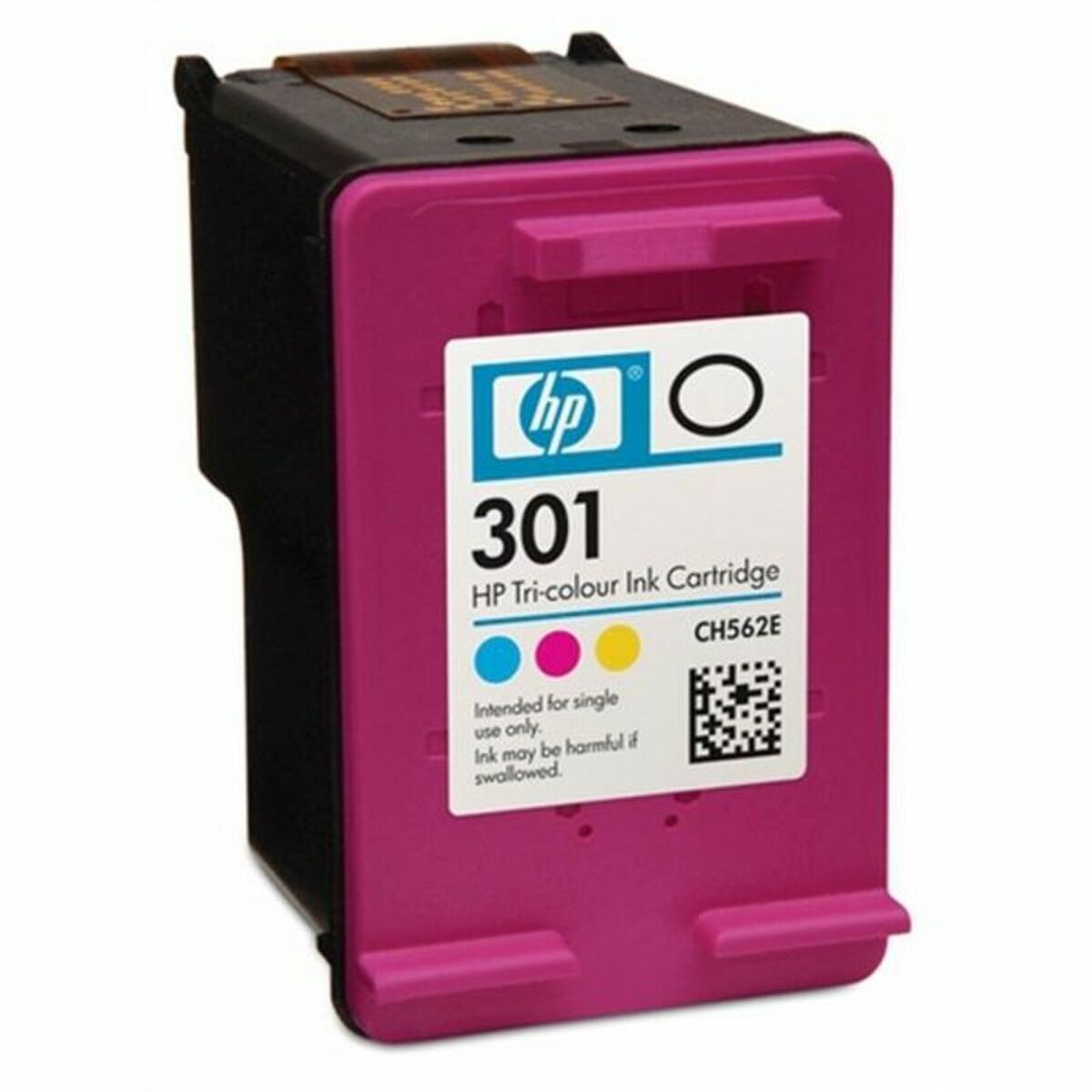 HP 301 original Ink cartridge CH562EE 301 tri-colour standard capacity 3ml 165 pages 1-pack Blister multi tag