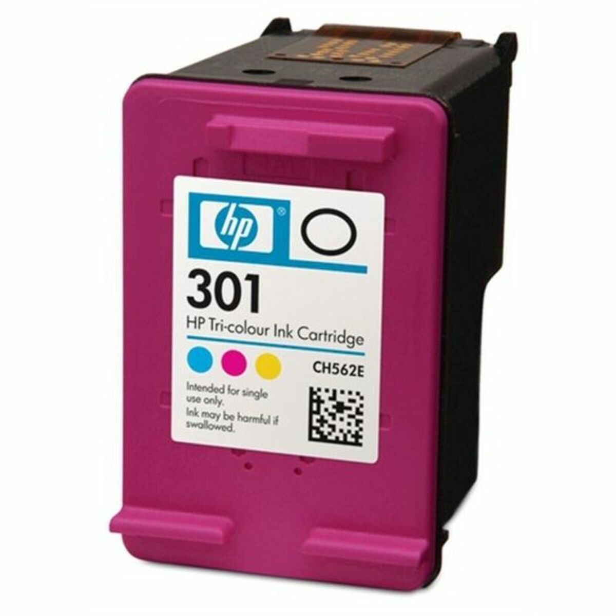 HP 301 original Ink cartridge CH562EE 301 tri-colour standard capacity 3ml 165 pages 1-pack Blister multi tag