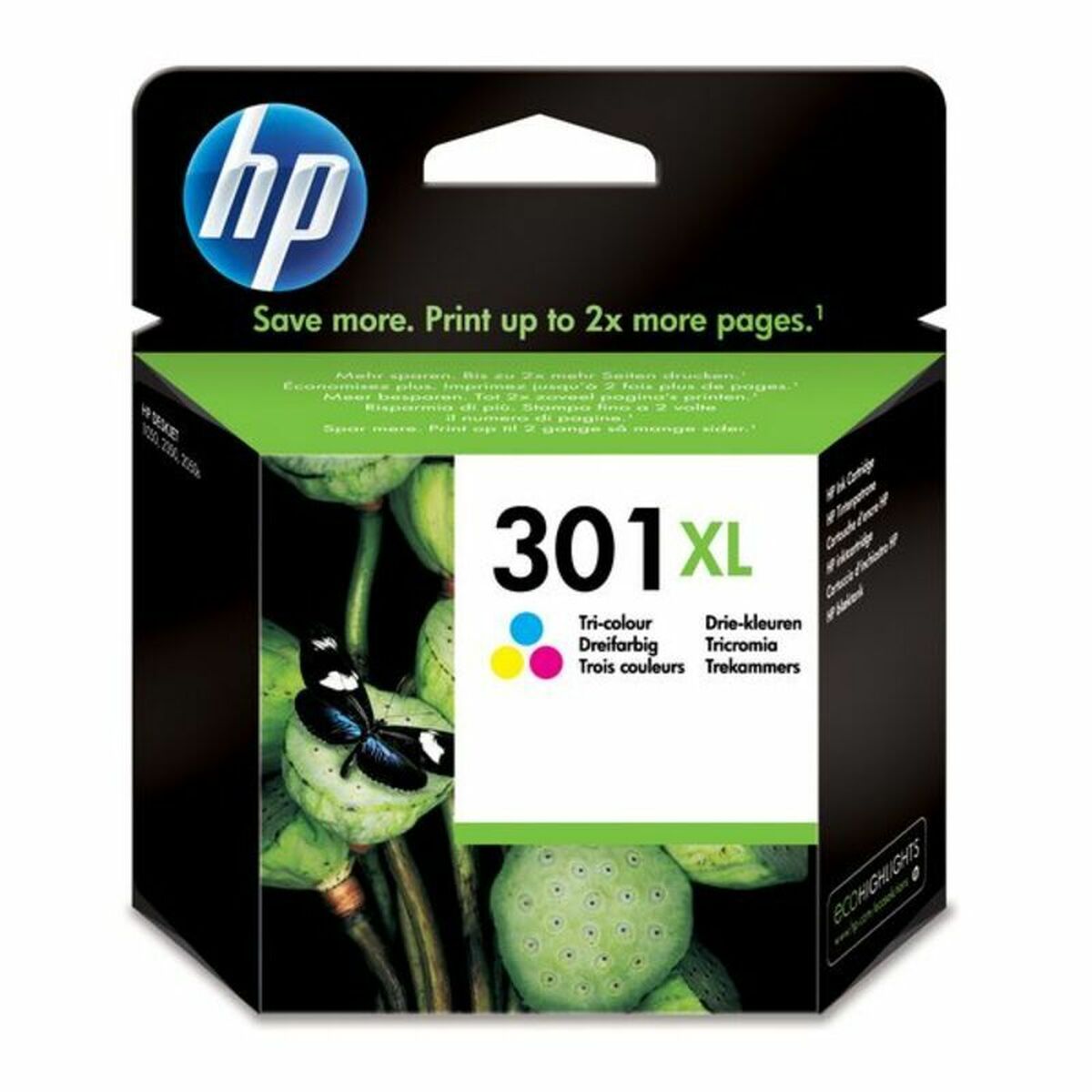 HP 301XL original Ink cartridge CH564EE UUS tri-colour high capacity 330 pages 1-pack