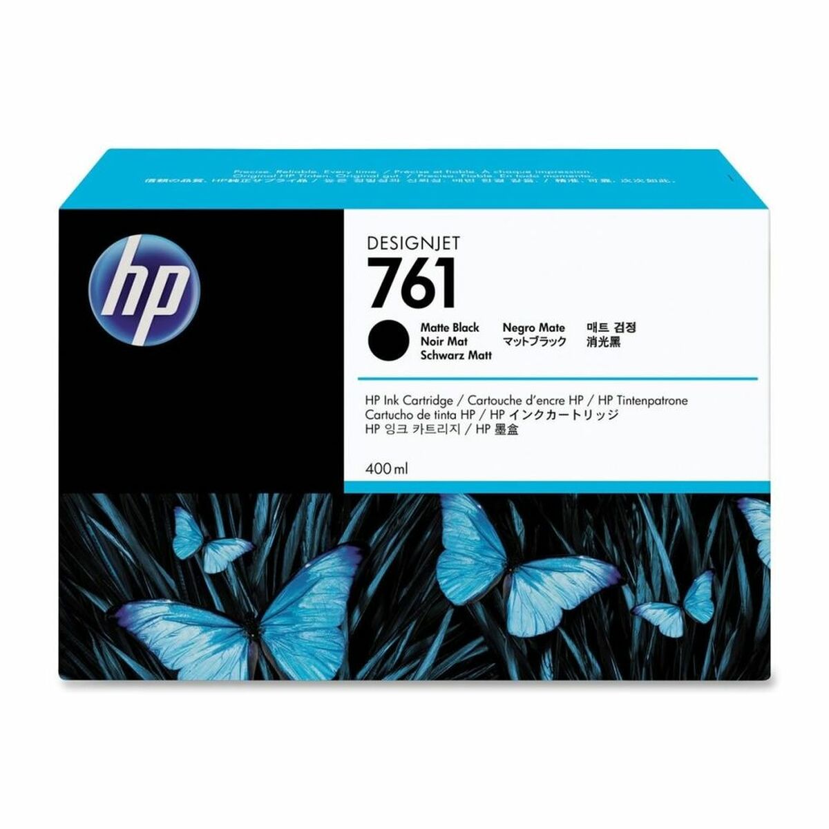 HP 761 original Ink cartridge CM991A matte black standard capacity 400ml 1-pack