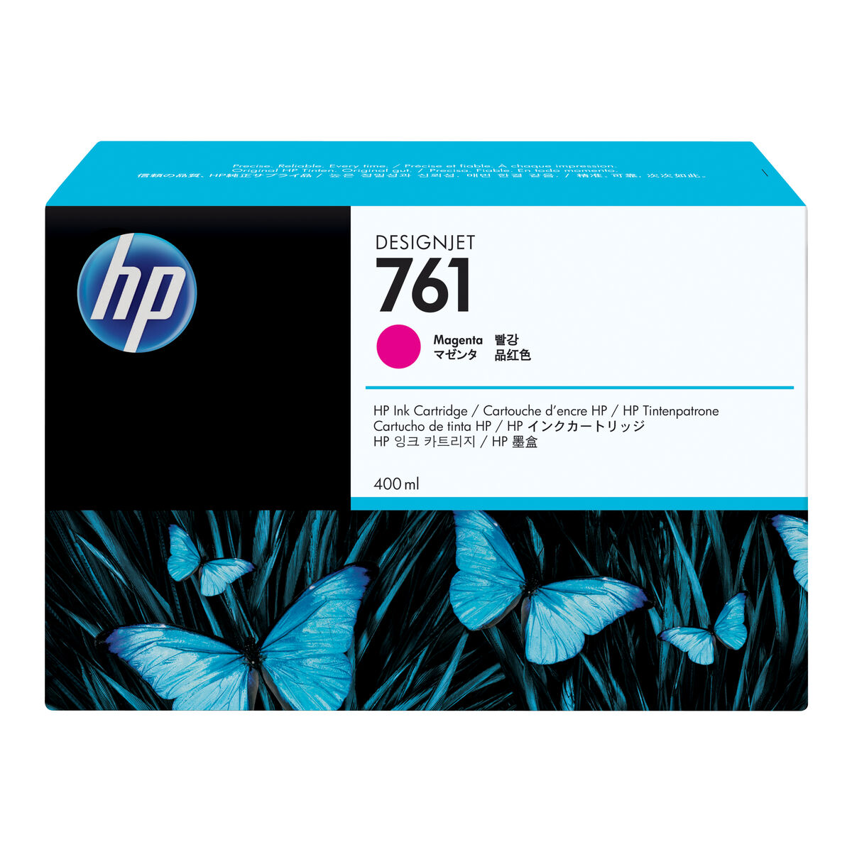 HP 761 original Ink cartridge CM993A magenta 400ml