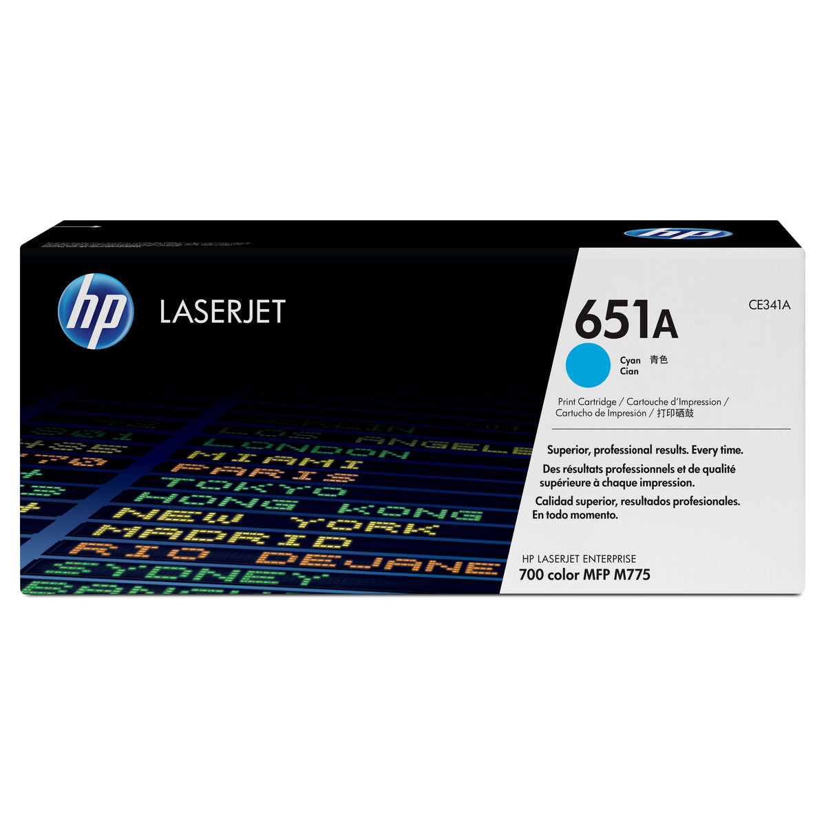 HP 651A original Toner cartridge CE341A cyan standard capacity 16.000 pages 1-pack