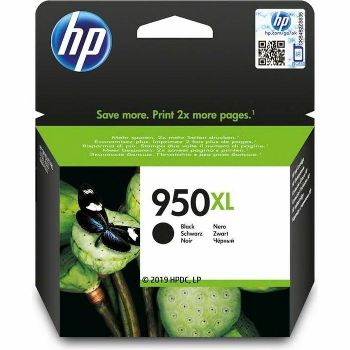 HP 950XL original Ink cartridge CN045AE BGX black high capacity 2.300 pages 1-pack Officejet WCF (P)