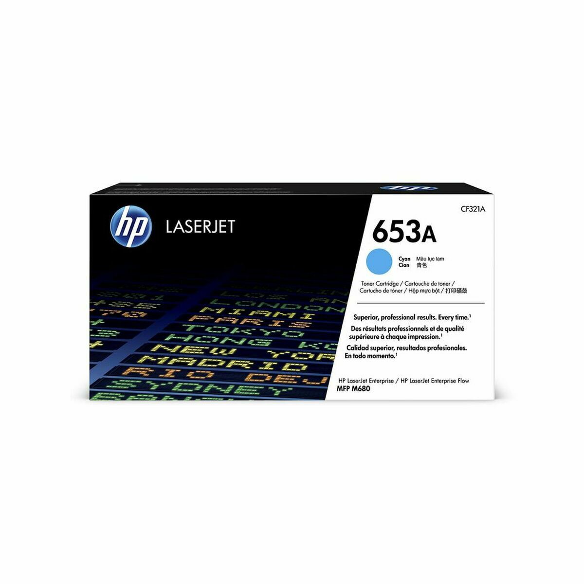 HP 653A original Toner cartridge CF321A cyan standard capacity 16.500 pages 1-pack
