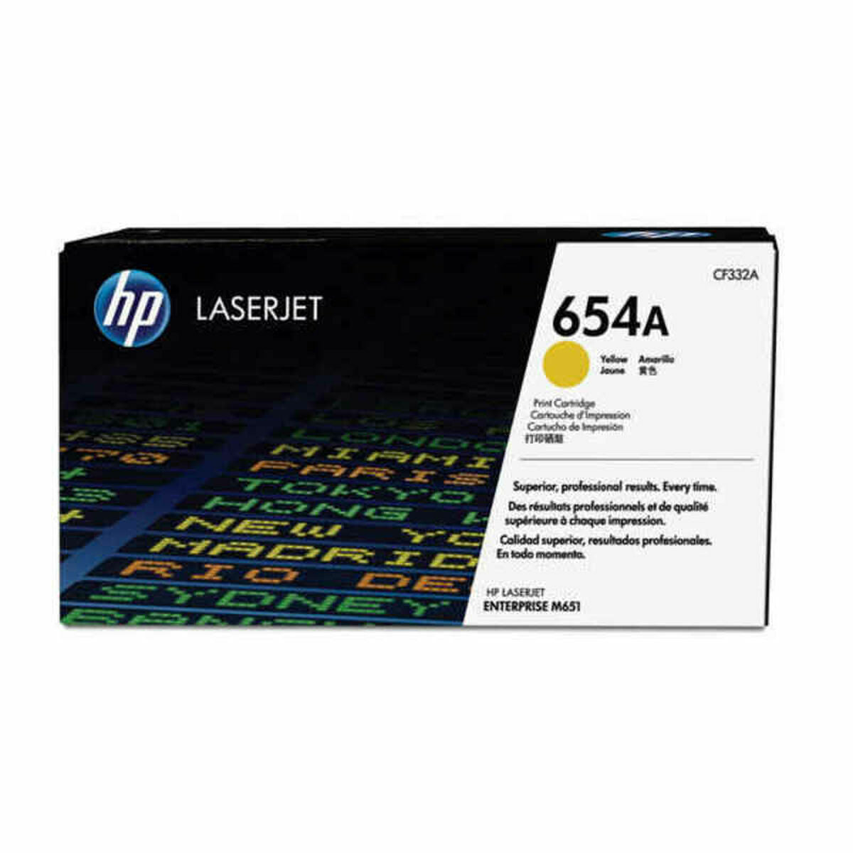 HP 654A original Toner cartridge CF332A yellow standard capacity 15.000 pages 1-pack