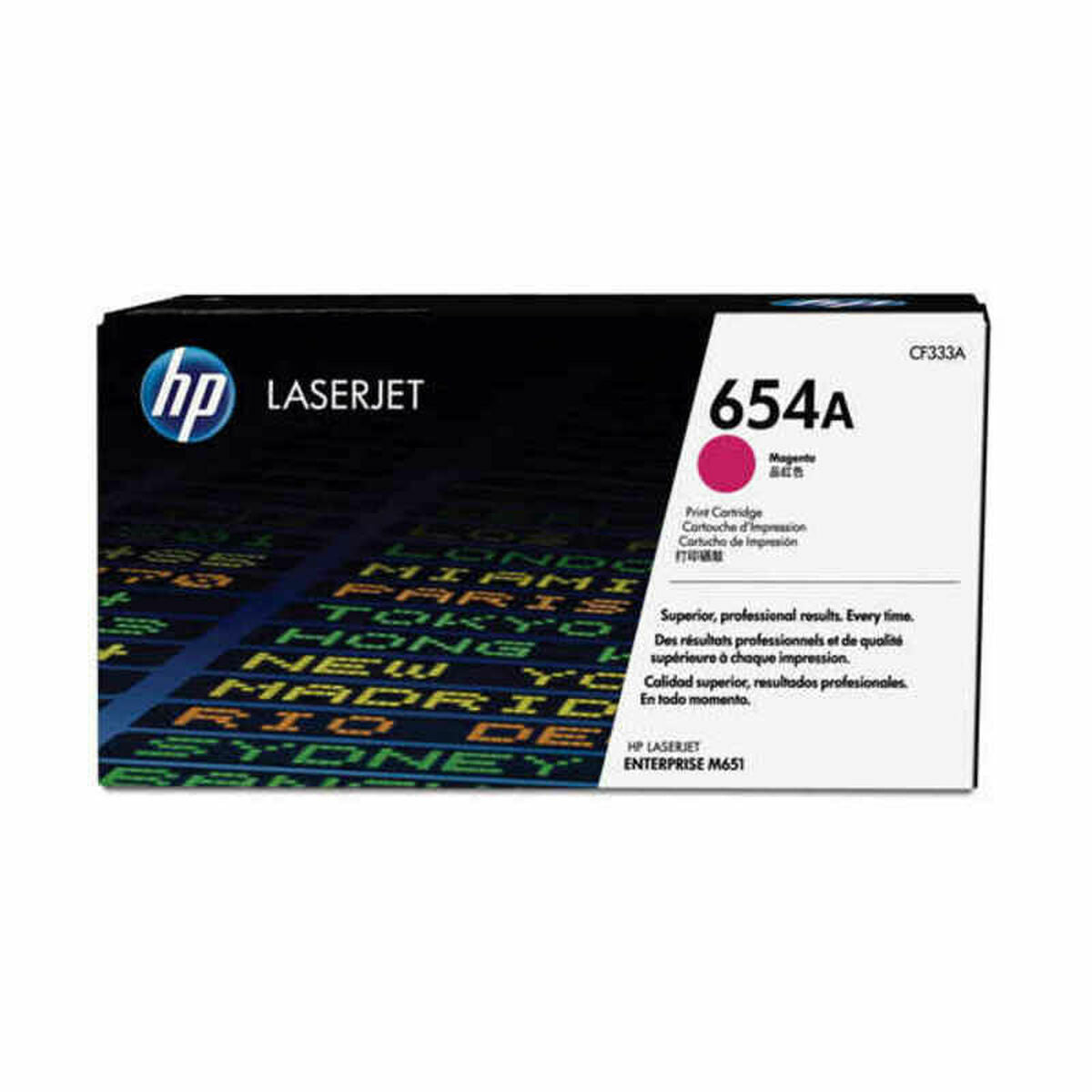 HP 654A original Toner cartridge CF333A magenta standard capacity 15.000 pages 1-pack