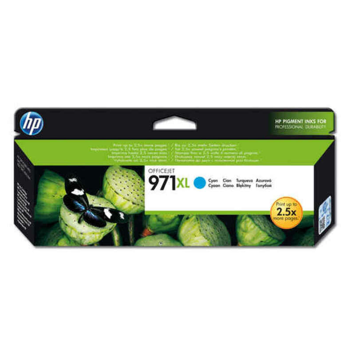 HP 971XL original Ink cartridge CN626A cyan