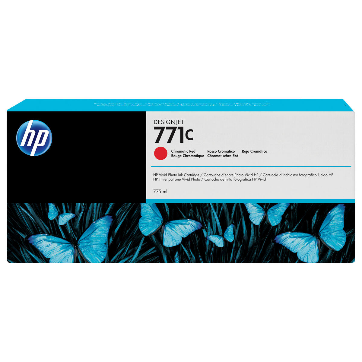 HP 771C original Ink cartridge B6Y08A chromatic red standard capacity 775ml 1-pack