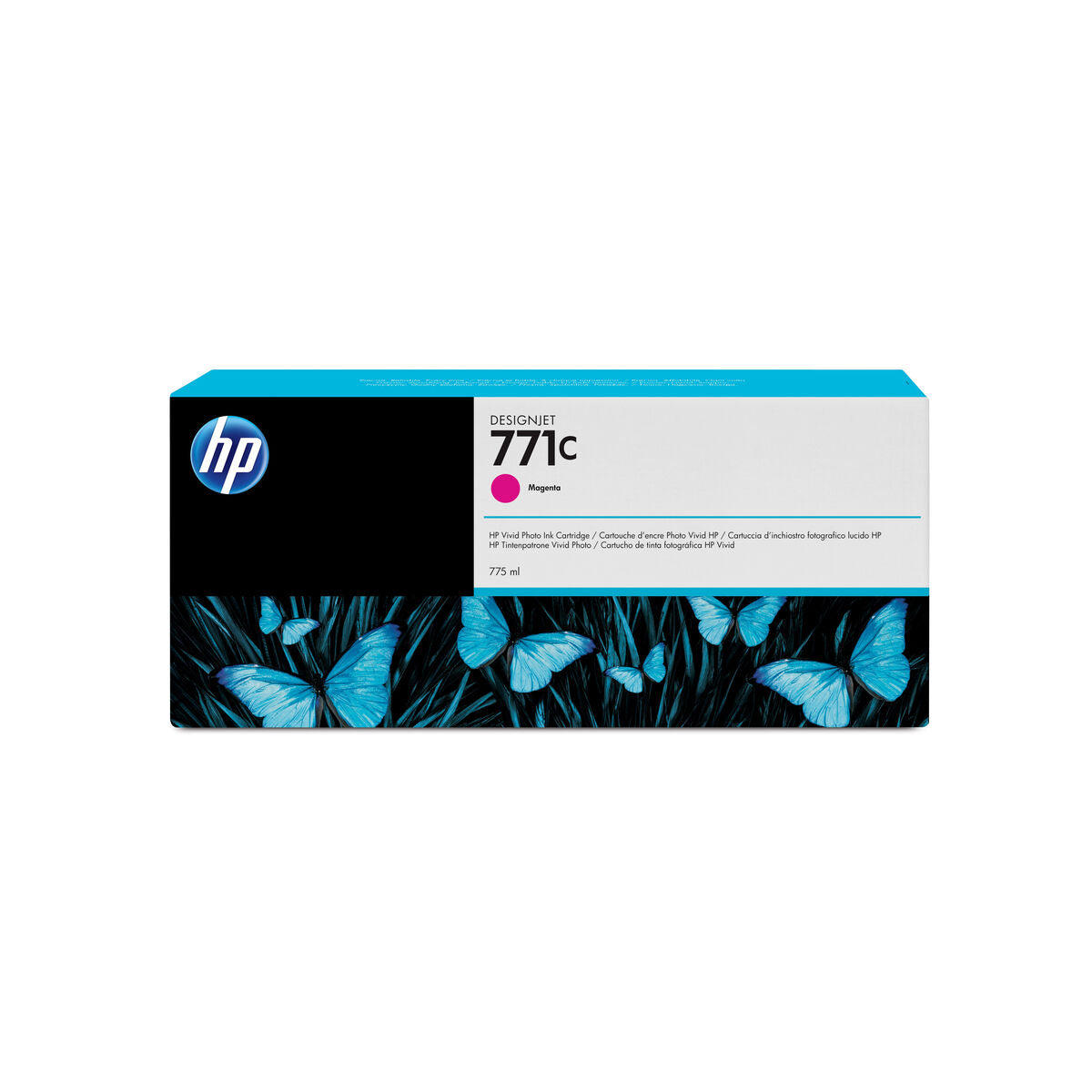 HP 771C original Ink cartridge B6Y09A magenta standard capacity 775ml 1-pack