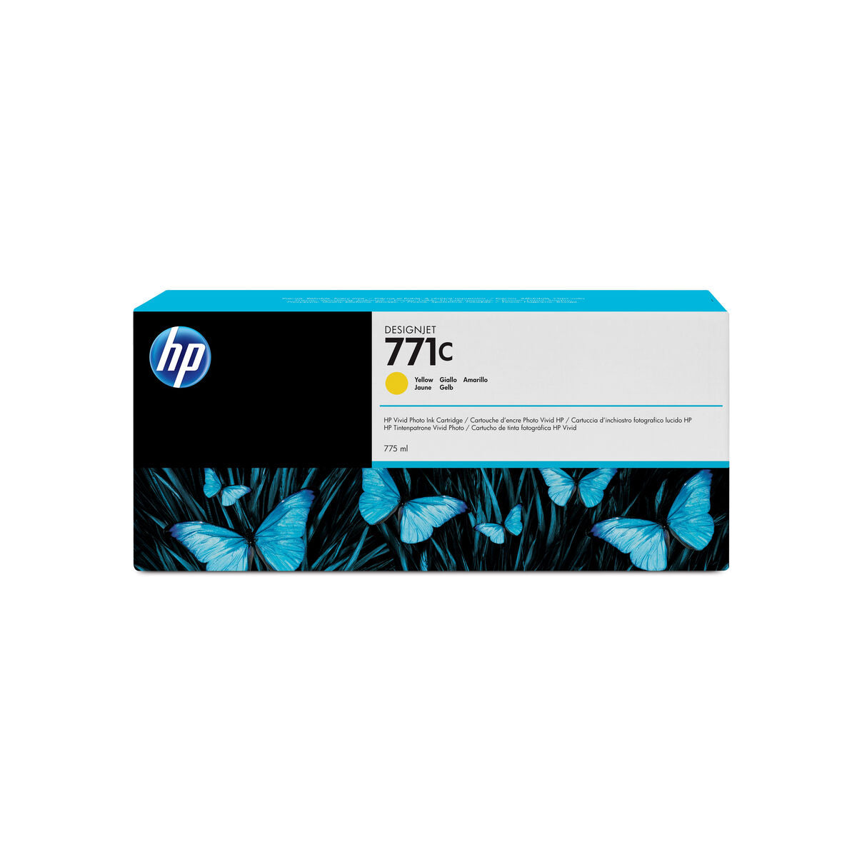 HP 771C original Ink cartridge B6Y10A yellow standard capacity 775ml 1-pack