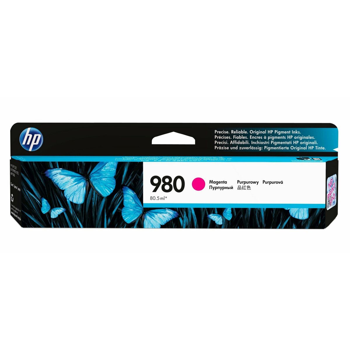 HP 980A original Ink cartridge D8J08A magenta standard capacity 80.5ml 6.600 pages 1-pack Office jet Enterprise