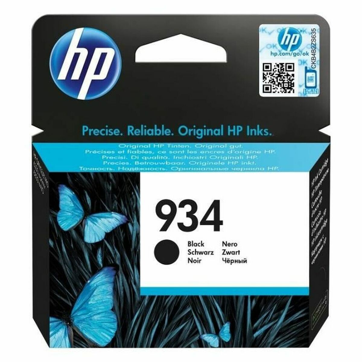 HP 934 original Ink cartridge C2P19AE BGX black standard capacity 1-pack