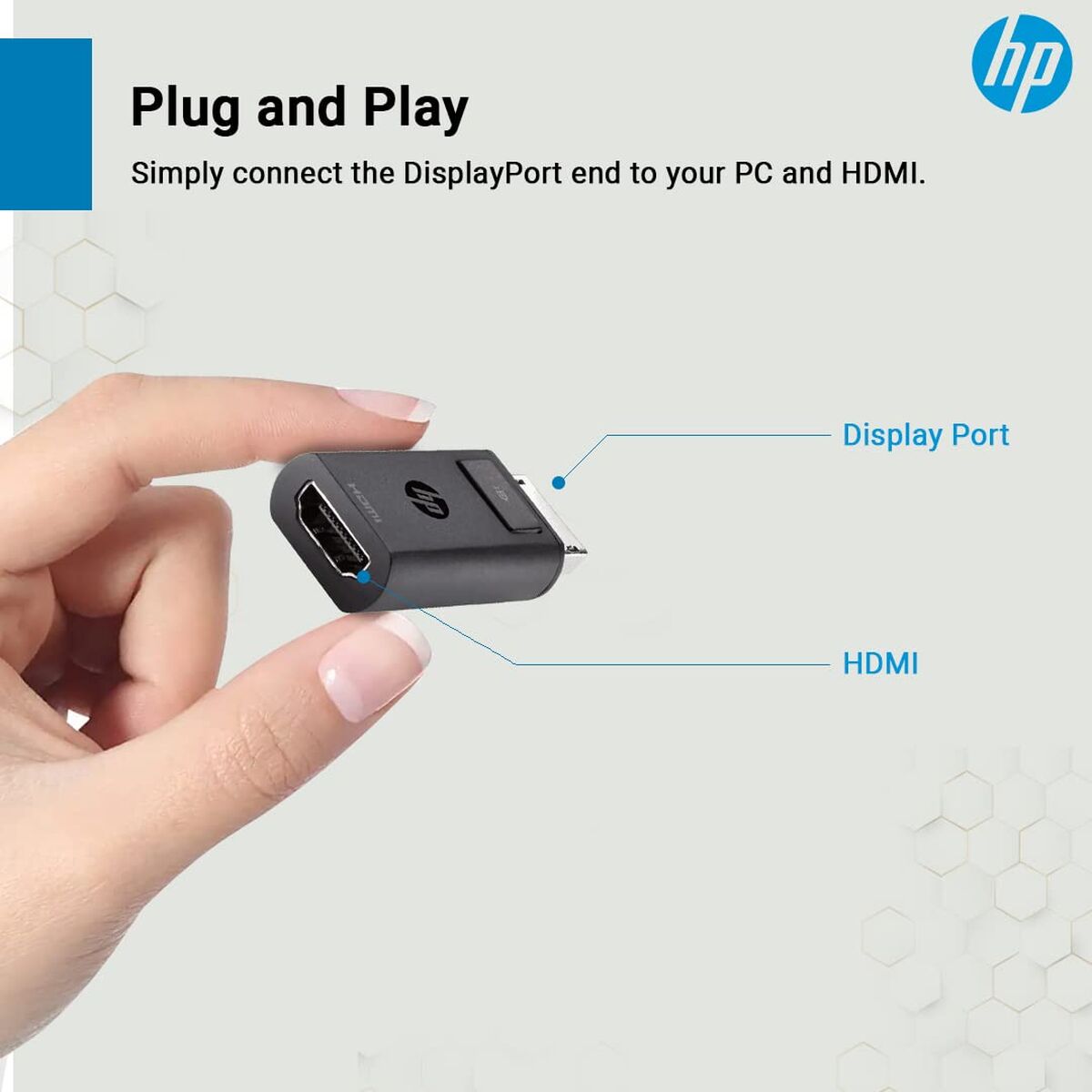 HP DisplayPort to HDMI 1.4 Adapter