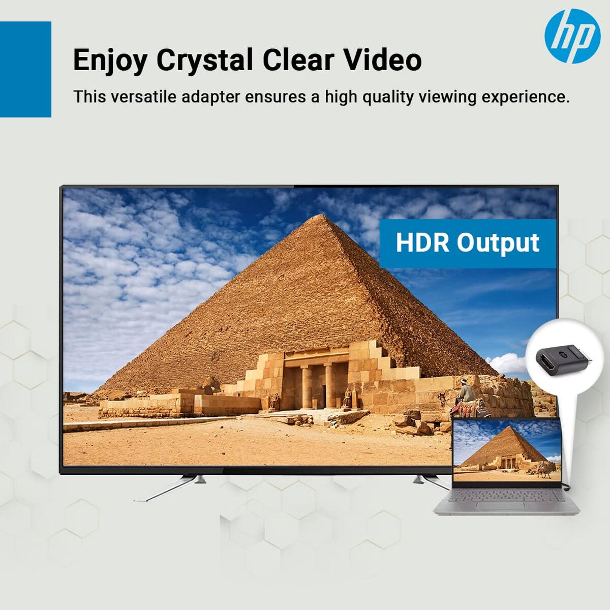 HP DisplayPort to HDMI 1.4 Adapter