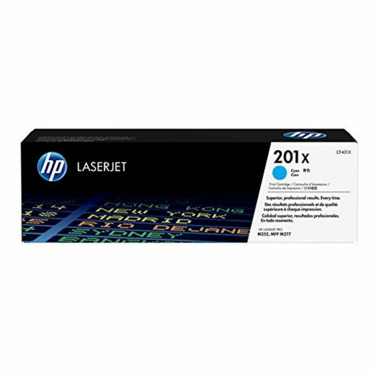 HP 201X original Toner cartridge CF401X cyan 2.300 pages high capacity