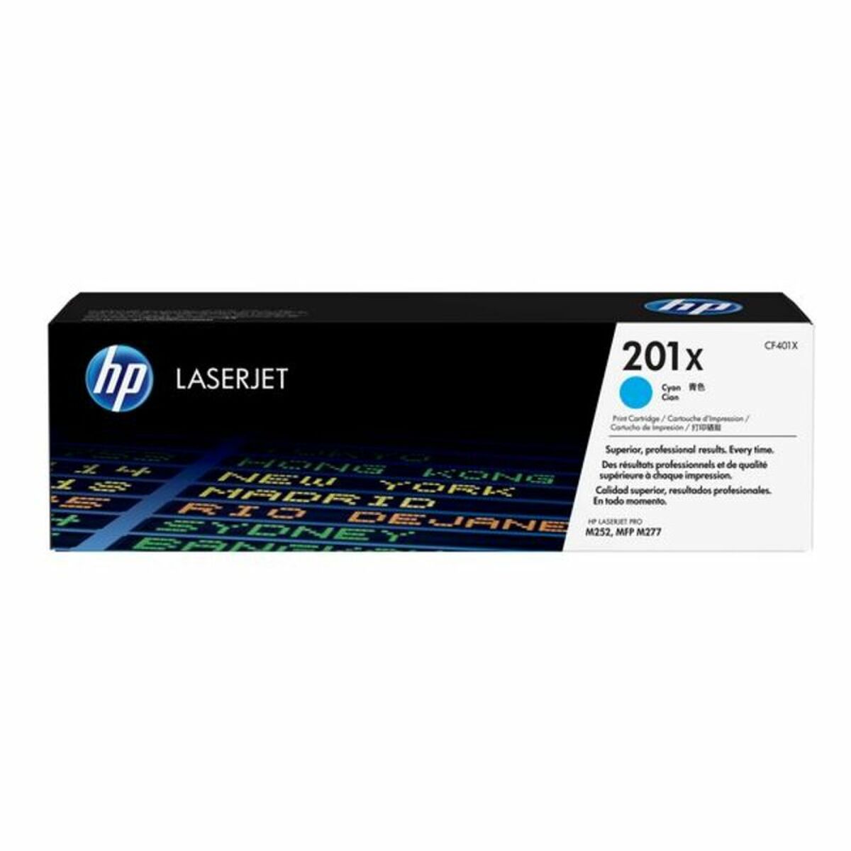 HP 201X original Toner cartridge CF401X cyan 2.300 pages high capacity