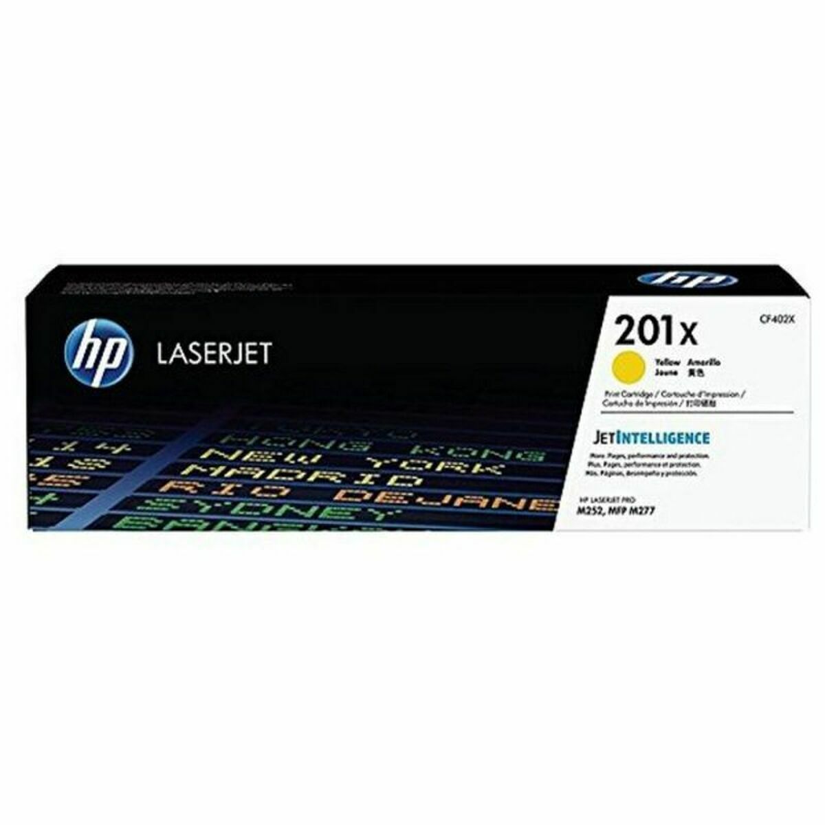 HP 201X original Toner cartridge CF402X yellow 2.300 pages high capacity