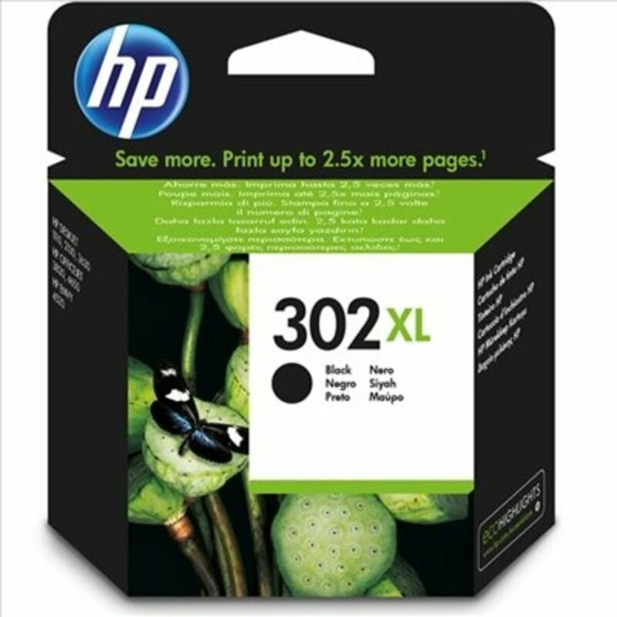 HP 302XL original Ink cartridge F6U68AE UUS black