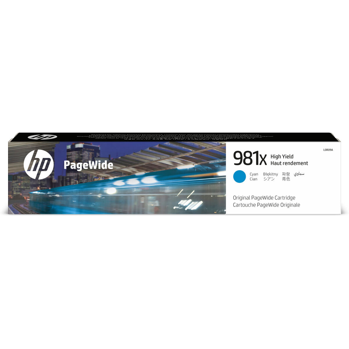 HP 981X original High Yield Cyan PageWide Cartridge L0R09A