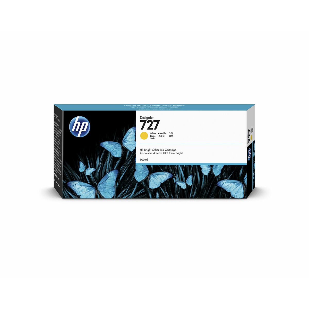 HP 727 original 300-ml Ink cartridge F9J78A Yellow