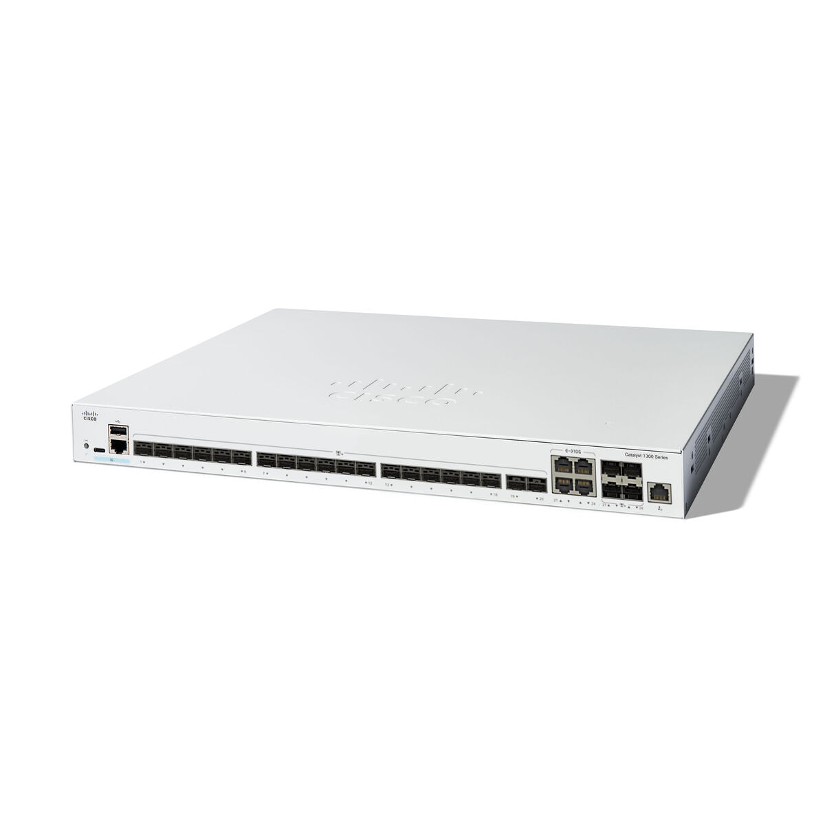 CISCO Catalyst 1300 24-Port Switch 20 x 10GE SFP+ 4 x 10GE Shared Uplinks