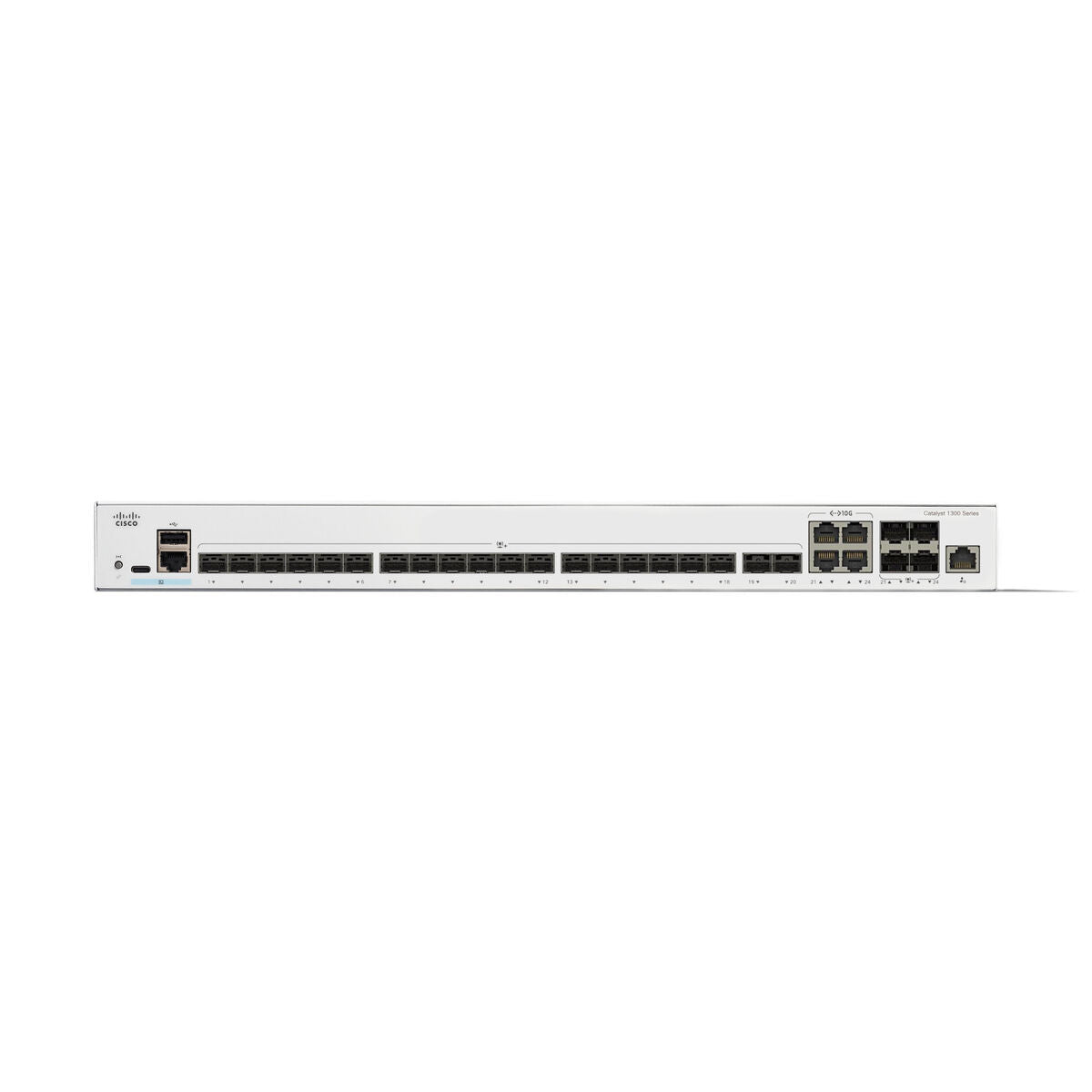 CISCO Catalyst 1300 24-Port Switch 20 x 10GE SFP+ 4 x 10GE Shared Uplinks