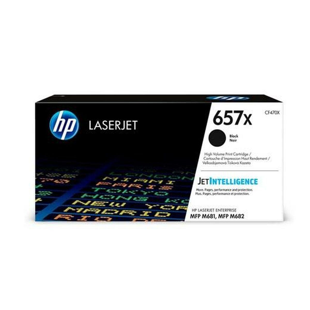 HP 657X original LaserJet Toner cartridge CF470X Black High Yield