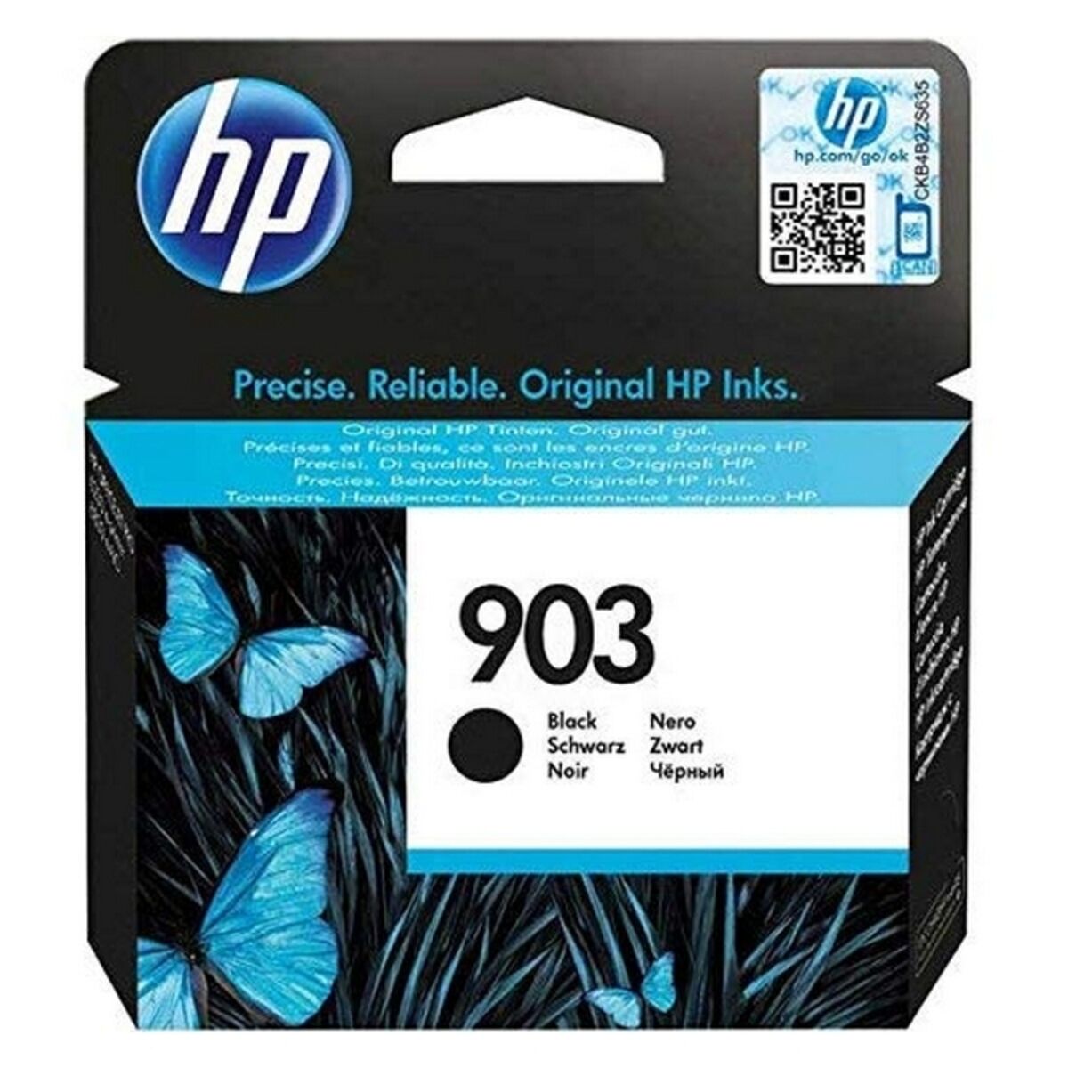 HP 903 Black Original Ink Cartridge cartouche d'encre 1 piece(s) Rendement standard Noir