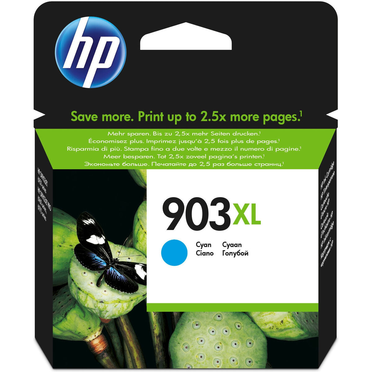 HP original Ink cartridge T6M03AE 301 903XL High Yield Cyan BLISTER