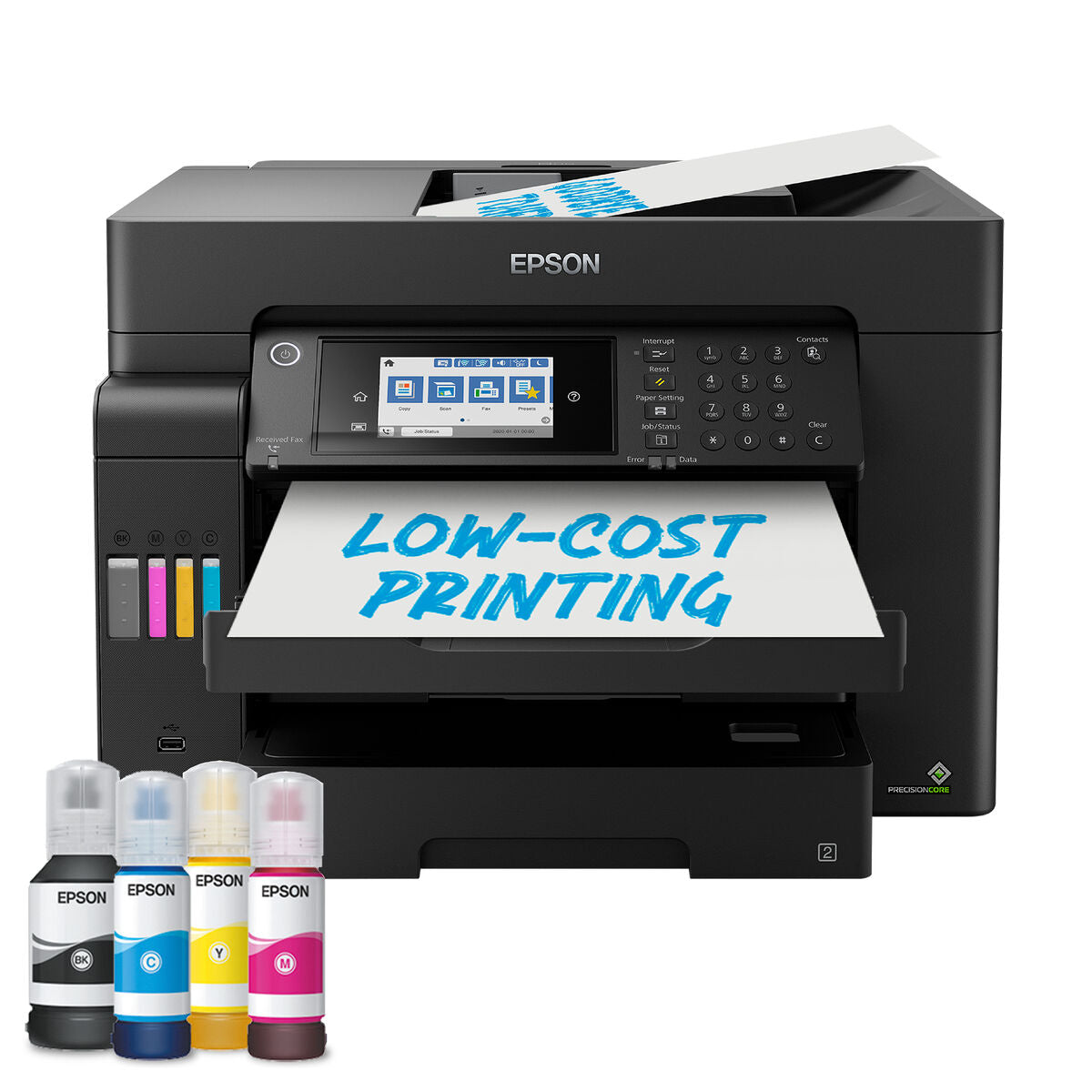 EPSON EcoTank ET-16655 MFP colour inkjet ITS A3 25ppm Print 550sheets USB LAN Wi-Fi Black