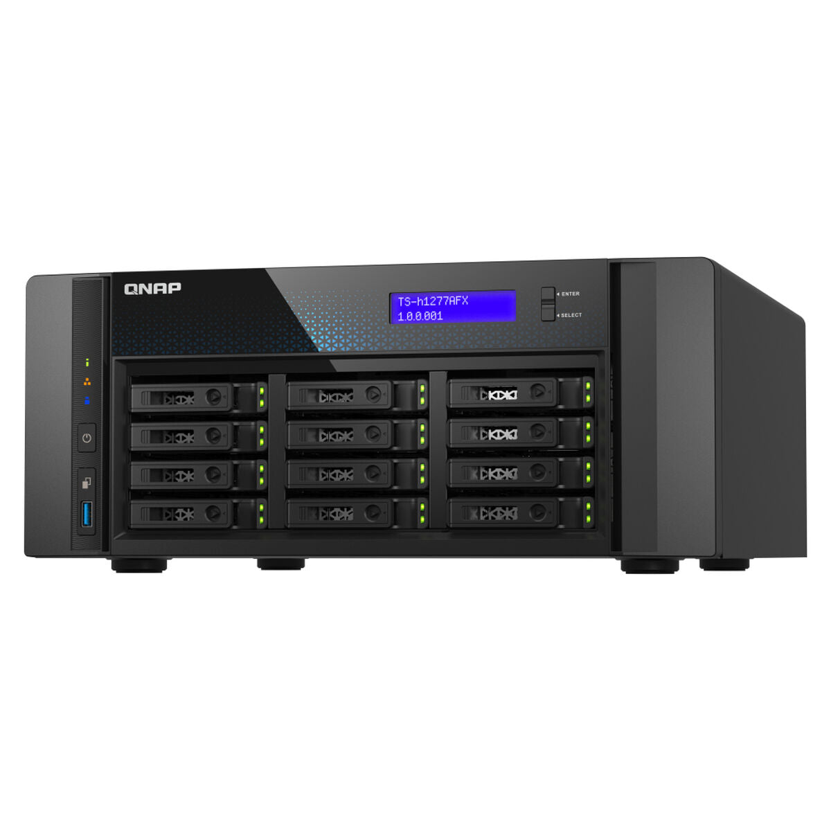 12-bay 2.5" SATA all flash desktop NAS