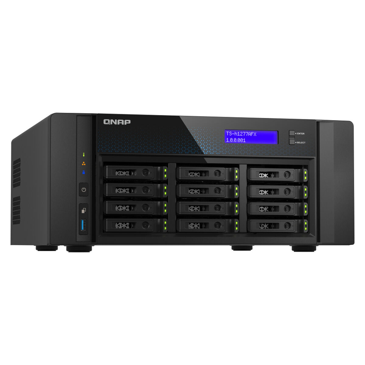 12-bay 2.5" SATA all flash desktop NAS