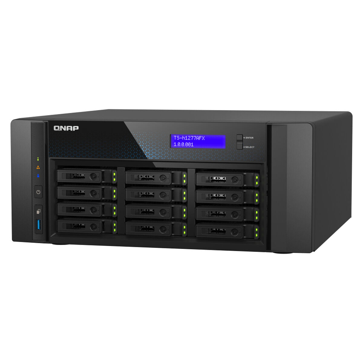 12-bay 2.5" SATA all flash desktop NAS