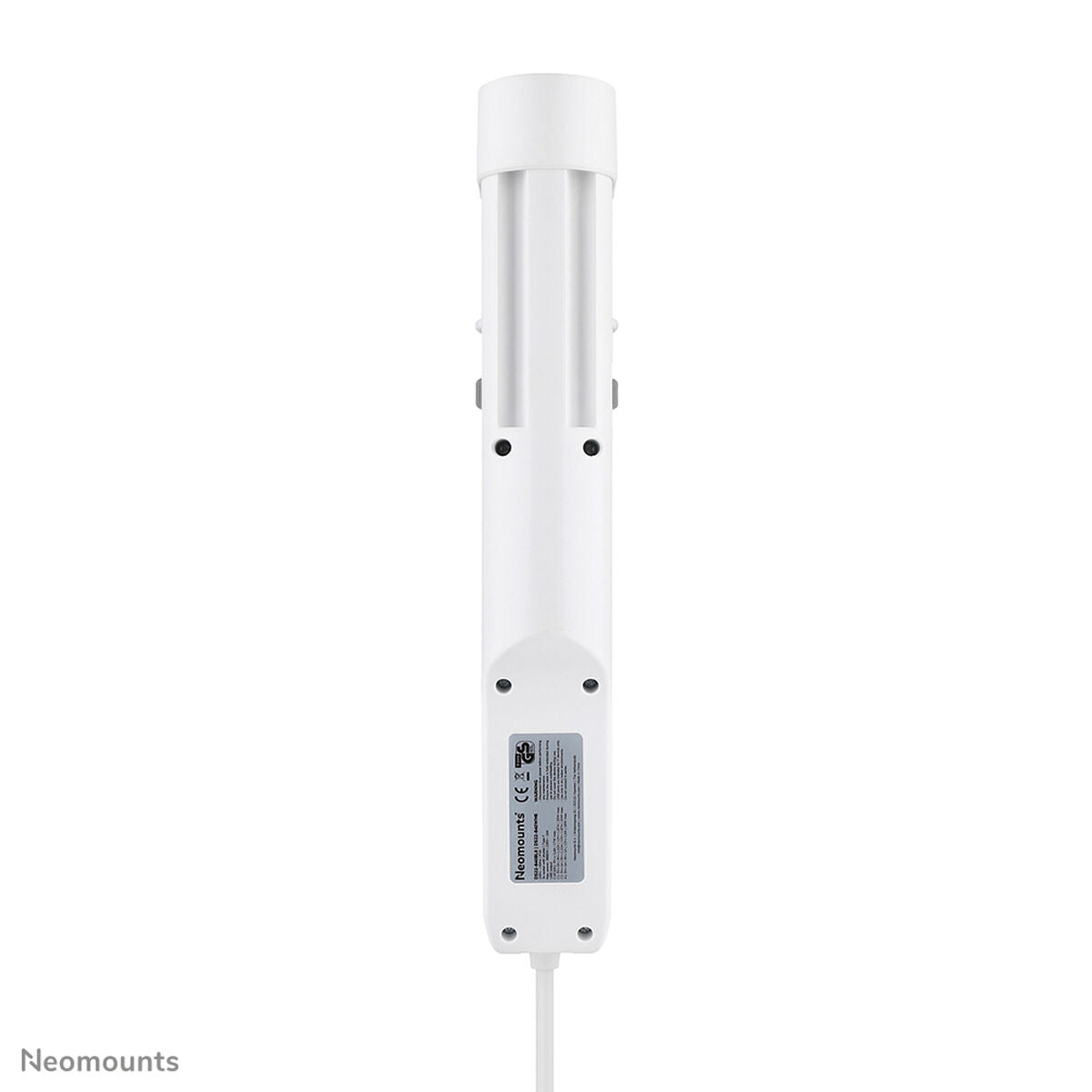 NEOMOUNTS VOLT Desk Clamp socket with Quick-charge USB Ports clamp 0-50mm 3x type-F 230V 1x USB-A 18W 2x USB-C 20W