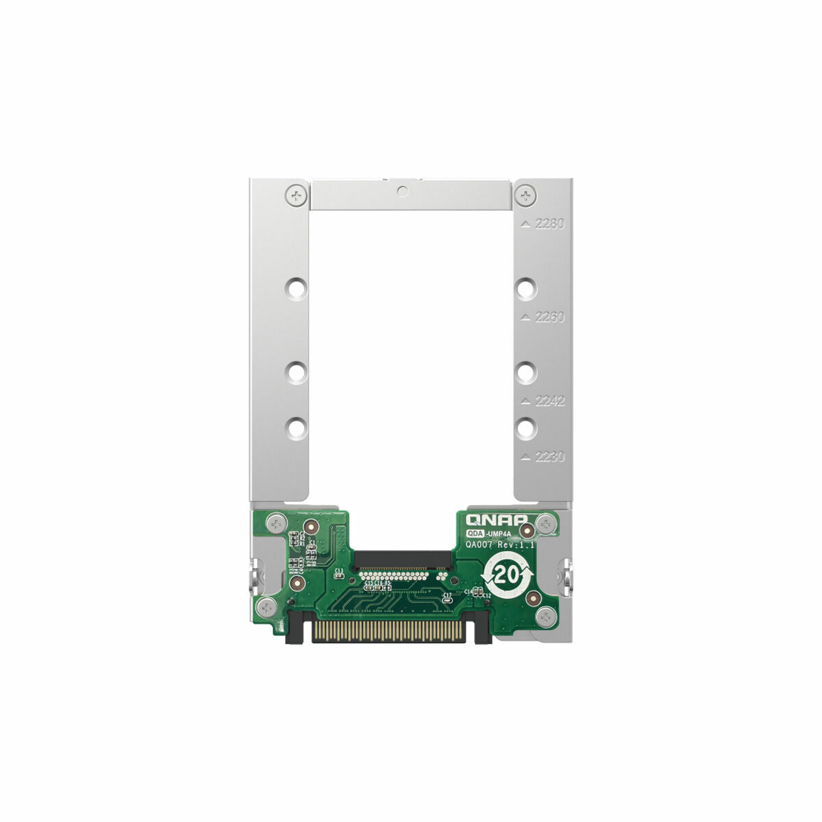 M.2 2280 NVMe PCIe Gen4/Gen3 to U.2 NVMe