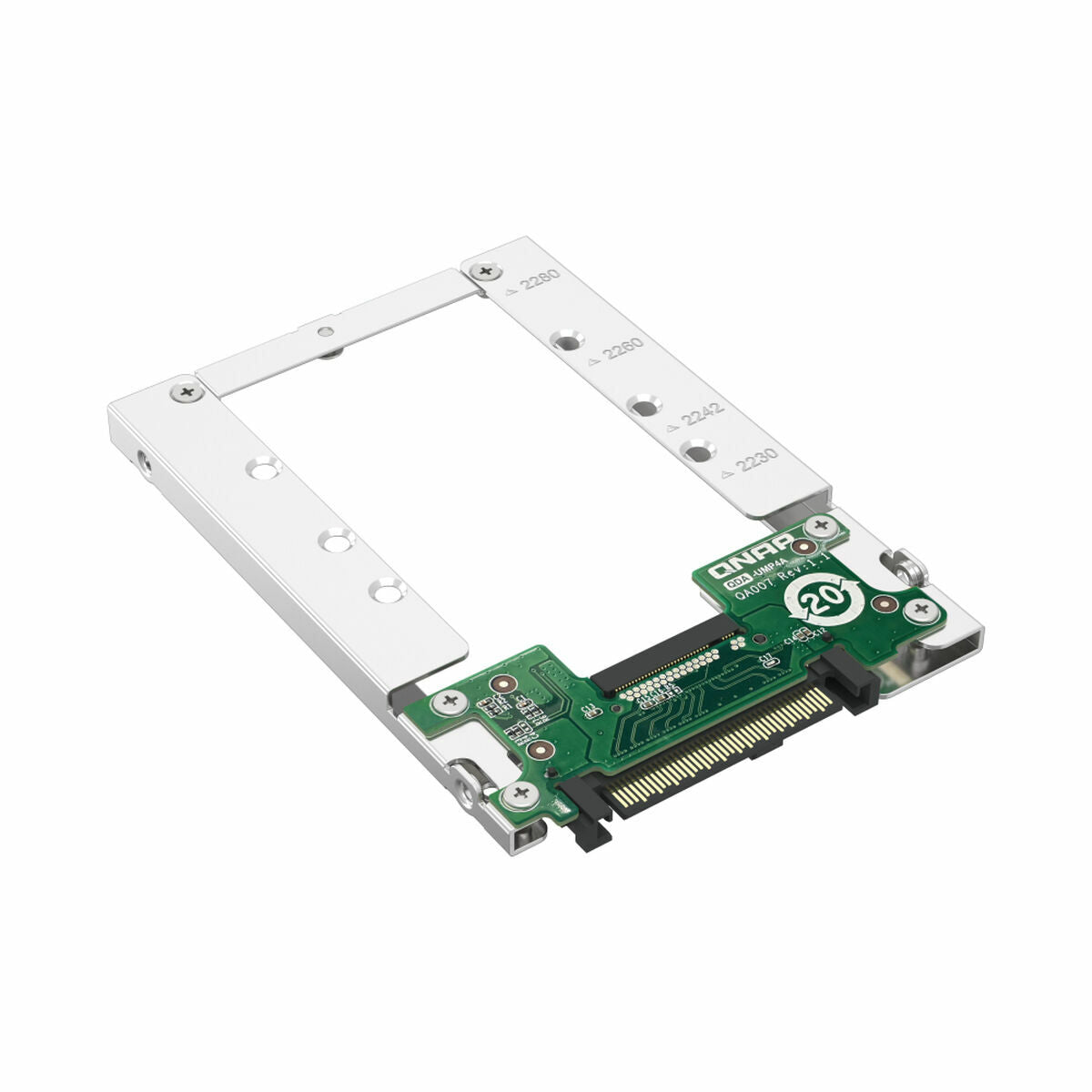M.2 2280 NVMe PCIe Gen4/Gen3 to U.2 NVMe