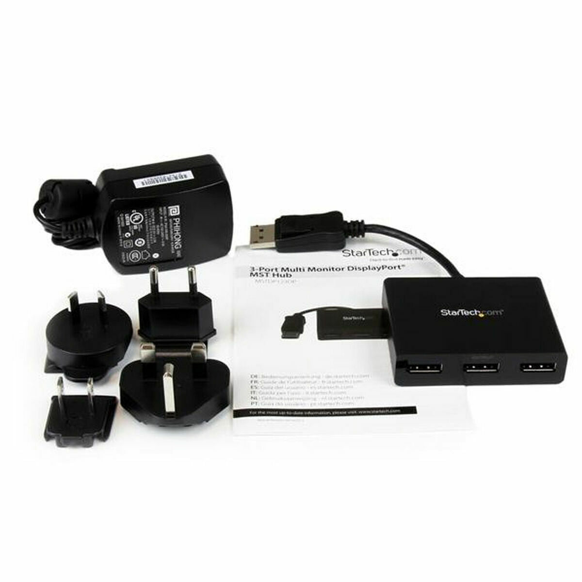 MST hub - DisplayPort to 3x DisplayPort