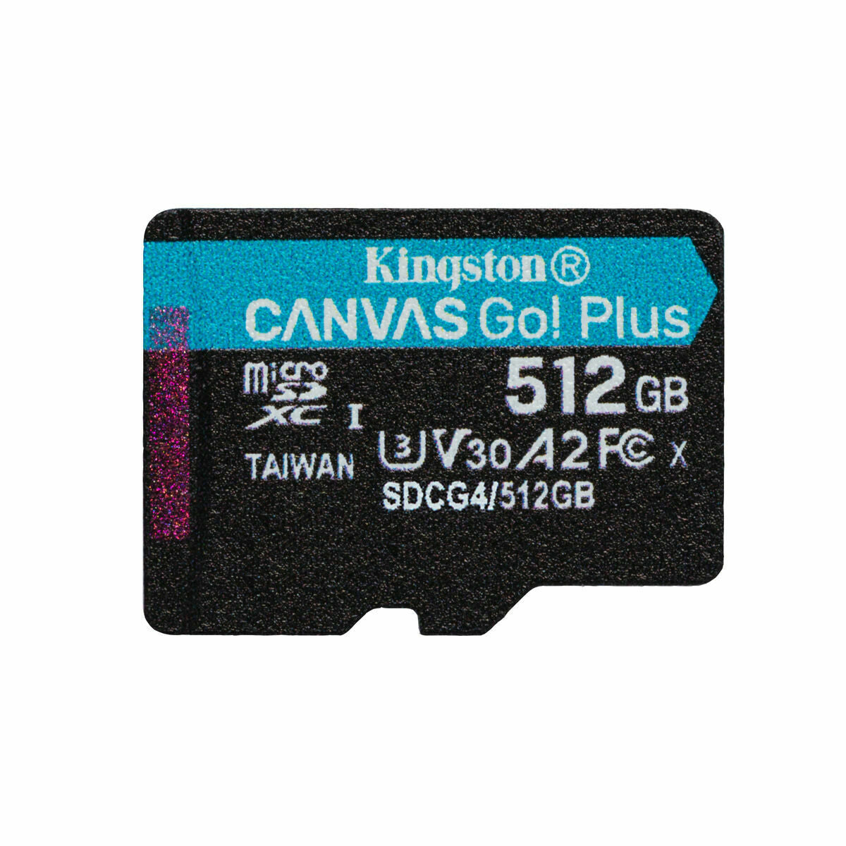 KINGSTON 512Go microSDXC Canvas Go Plus Gen4 200Mo/s A2 U3 V30 Card + Adapter