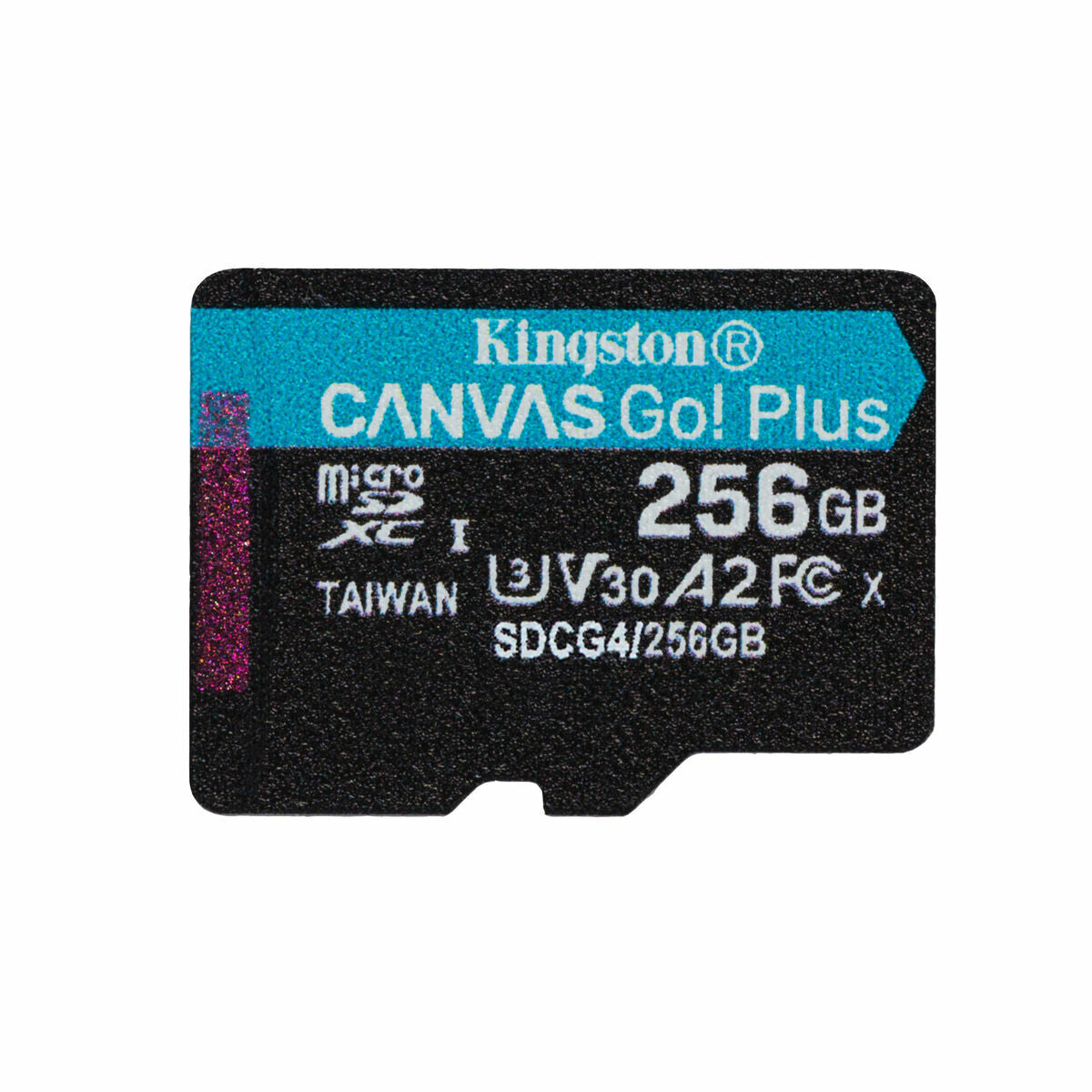 KINGSTON 256Go microSDXC Canvas Go Plus Gen4 200Mo/s A2 U3 V30 Card + Adapter