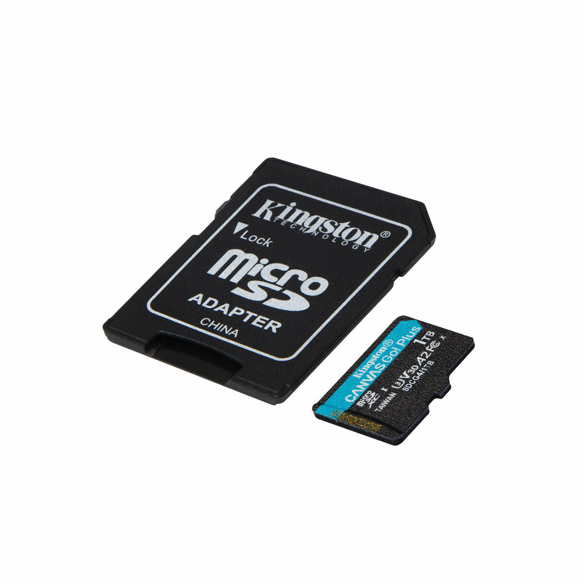 KINGSTON 1To microSDXC Canvas Go Plus Gen4 200Mo/s A2 U3 V30 Card + Adapter