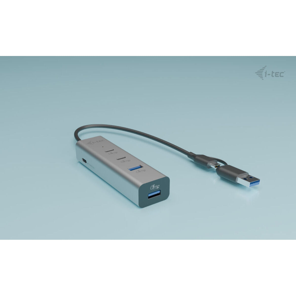 I-TEC Universal Charging Metal HUB 2x USB-C 3.2 Gen.1 + 2x USB-A 3.2 Gen.1 1x USB-C PD 85W