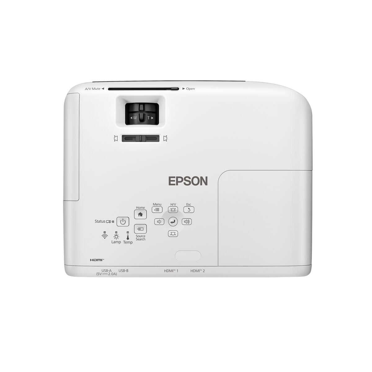 EPSON EB-W55 Projecteur 3LCD- WXGA- 4000 lumens- 16.000: 1 - 1,30 - 1,56:1 - HDMI (2x), USB 2 A et B-  Wi-Fi 6E- Garantie 2 ans