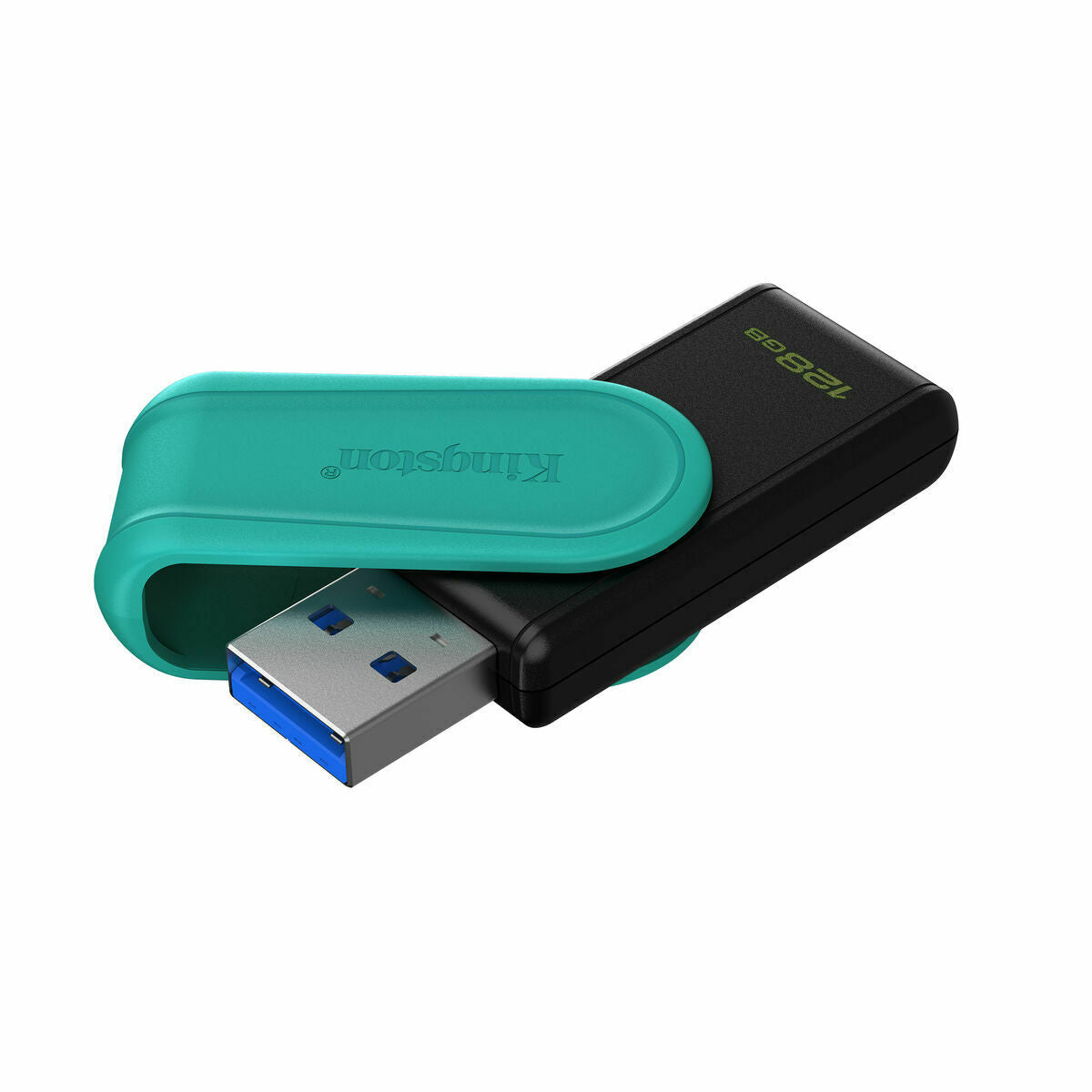 KINGSTON 128Go Portable USB 3.2 Gen 1 DataTraveler Exodia S Black/Turquoise