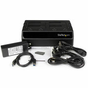 USB 3.0 to 4-Bay HDD Dock w/UASP+Fans