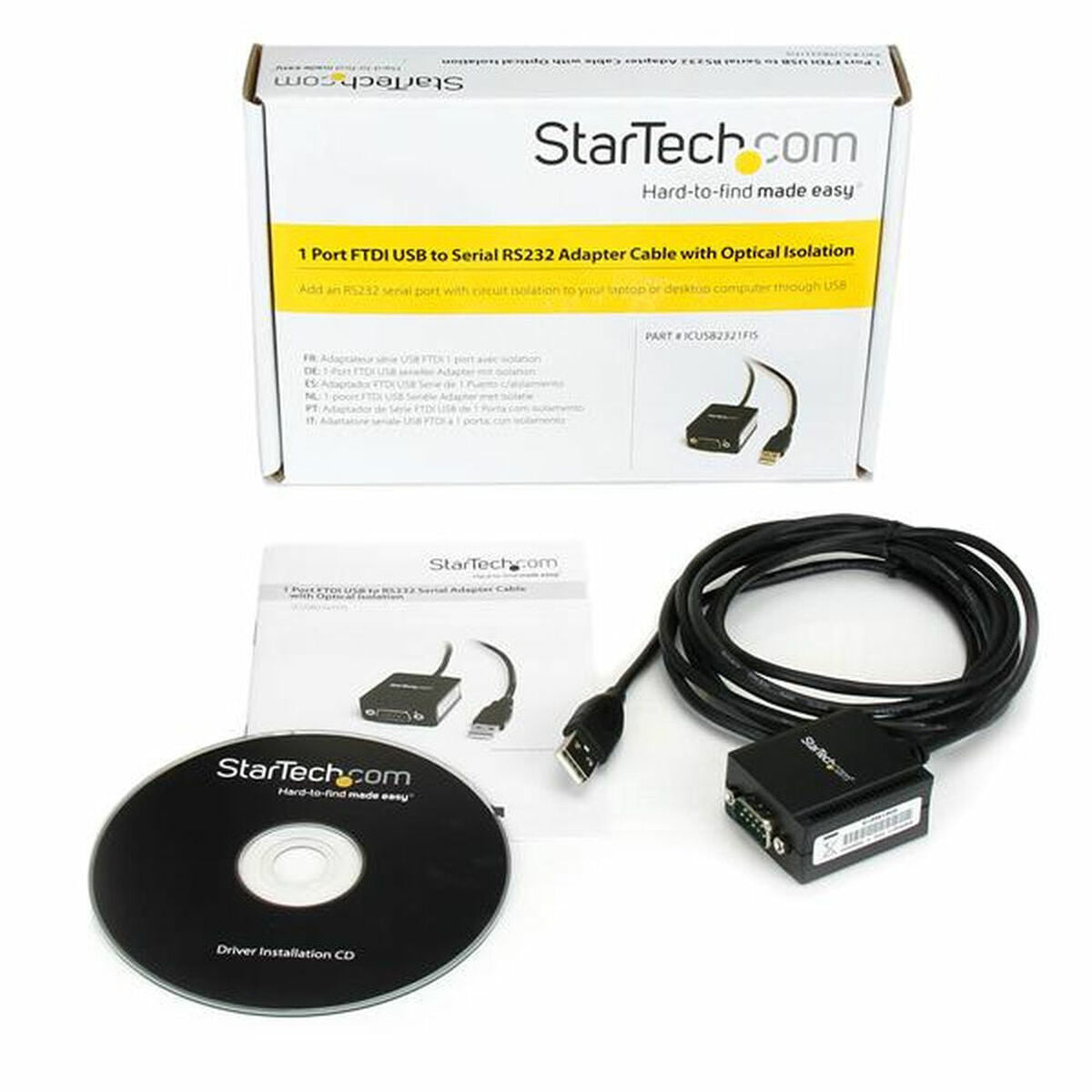 USB to Serial Adapter Cable w/Isolation