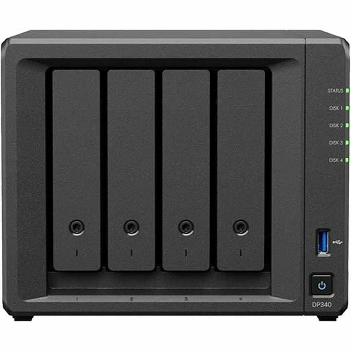SYNOLOGY DP340 Backup Solution 4 Sockets AMD Ryzen Embedded R1600 16Go Memory